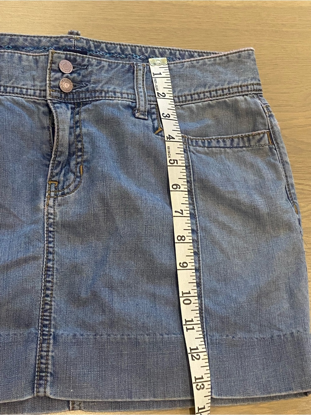 Light Blue Women’s Denim Mini Skirt gap Sz 6